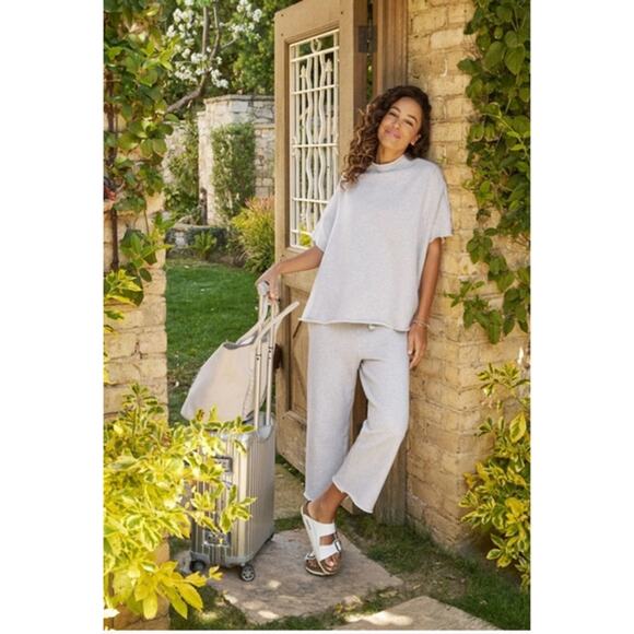 Frank & Eileen Catherine Triple Fleece Sweatpants in Heather Gray size Medium - Picture 3 of 9